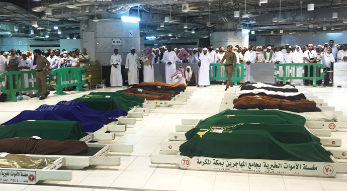 Hac şehitleri uğurlanıyor