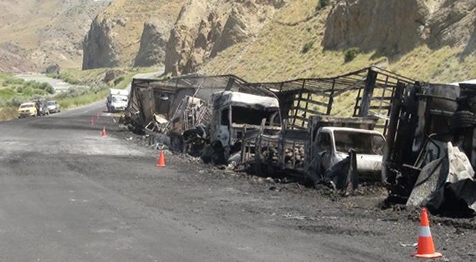 Kağızman-Karakurt karayolu güvenlik nedeniyle kapatıldı