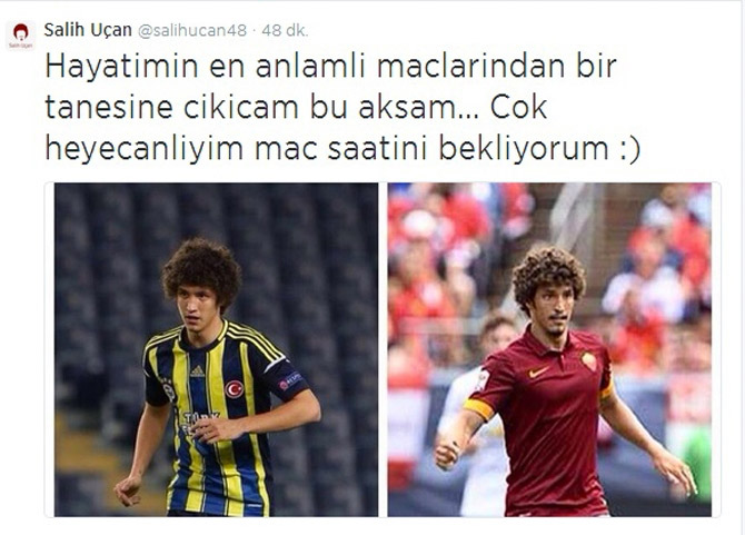 Salih Uçan'ı Fenerbahçe heyecanı sardı