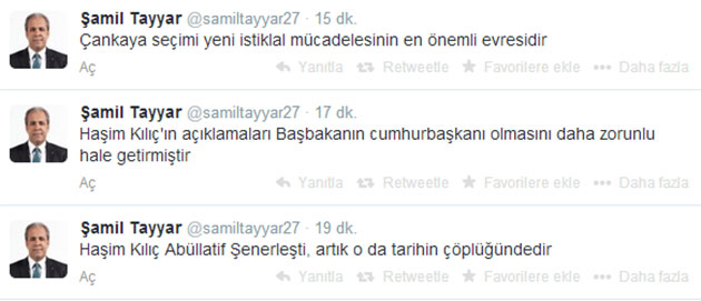 Şamil Tayyar'dan Haşim Kılıç hakkında çarpıcı sözler