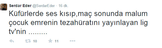 Serdar Eder'den şaşırtan tweet
