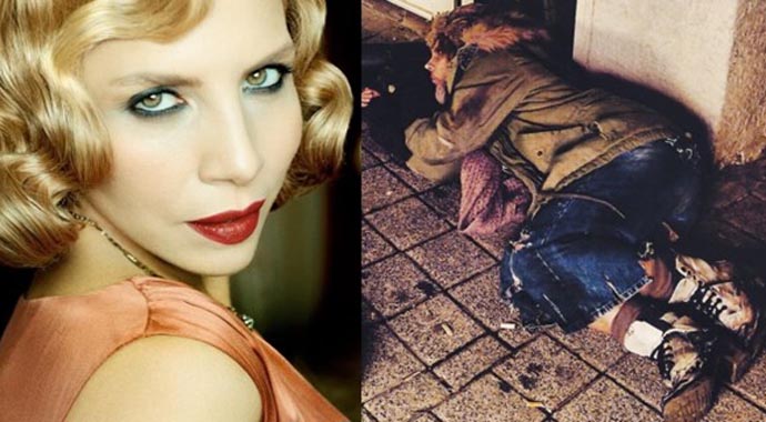 Sertab Erener evsiz kadını oynadı, onu görenler tanıyamadı!