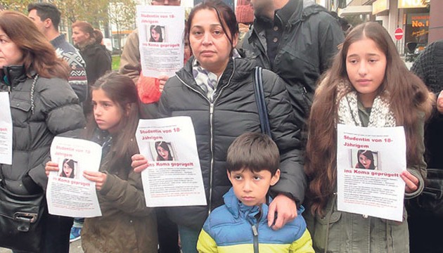 Tuğçe için sessiz eylem