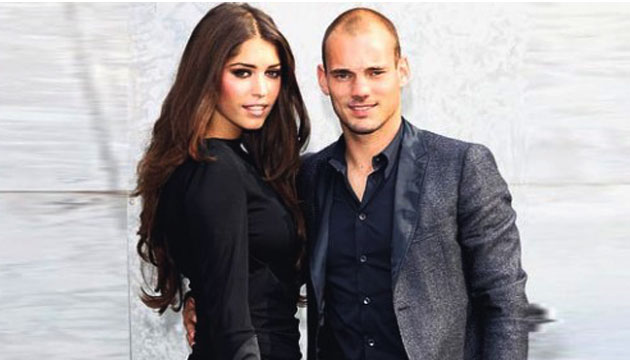 Wesley Sneijder'e Yolanthe yengeden müjdeli haber!