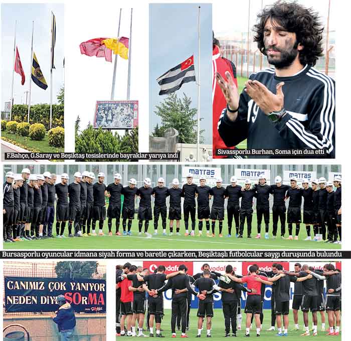 Spor dünyası Soma'ya ağlıyor