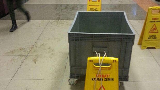 Metro'da kovalı önlem