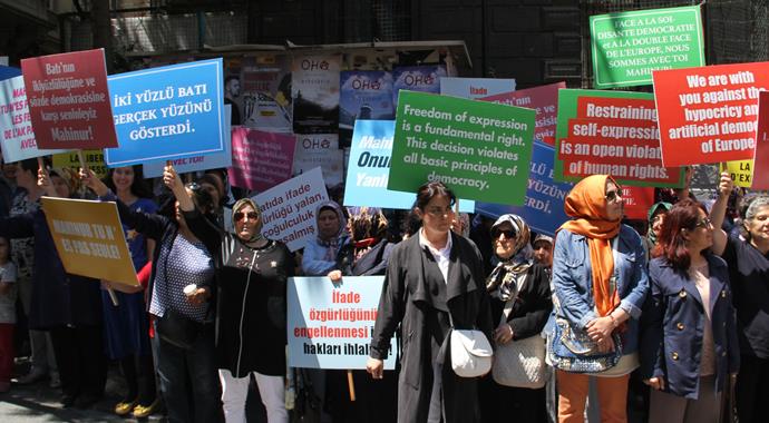 O protestoya Sümeyye Erdoğan da katıldı!