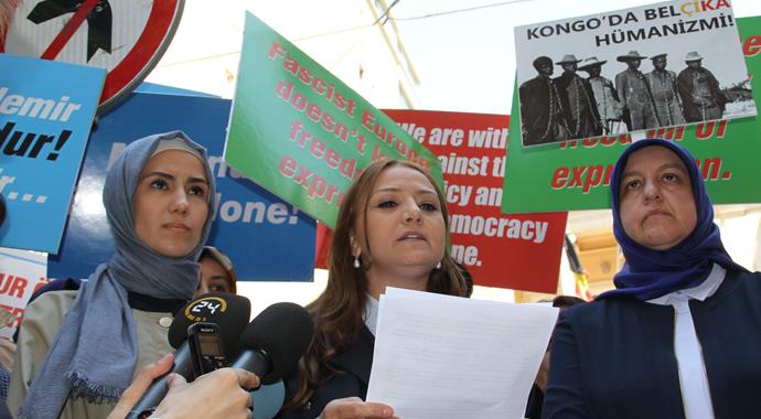 O protestoya Sümeyye Erdoğan da katıldı!