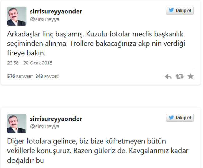 Sosyal medyayı sallayan Sırrı Süreyya Önder fotoğrafı
