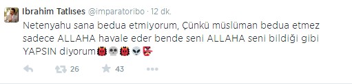 İbrahim Tatlıses: Netanyahu seni Allah'a havale ediyorum