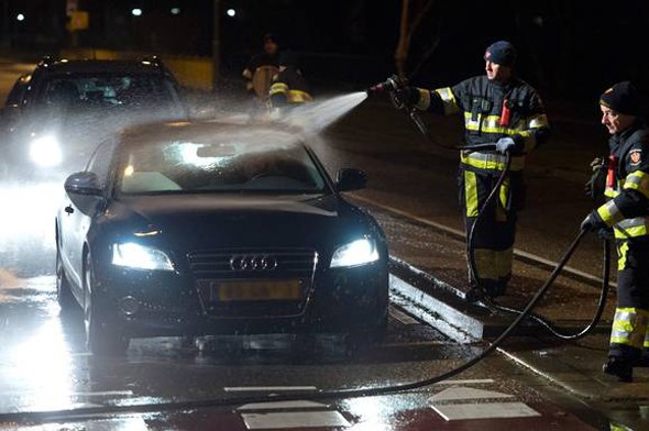 Bir şehri boşaltan yangın