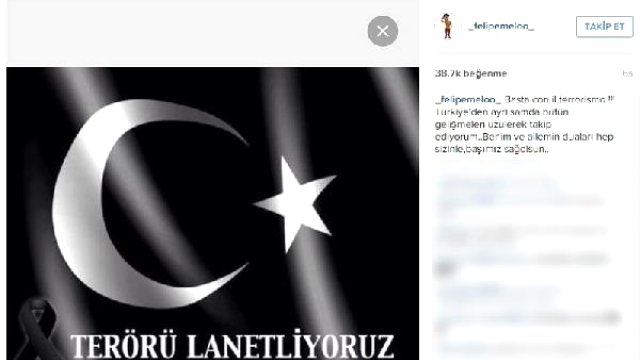 Terör saldırılarına futbolculardan tepki yağdı