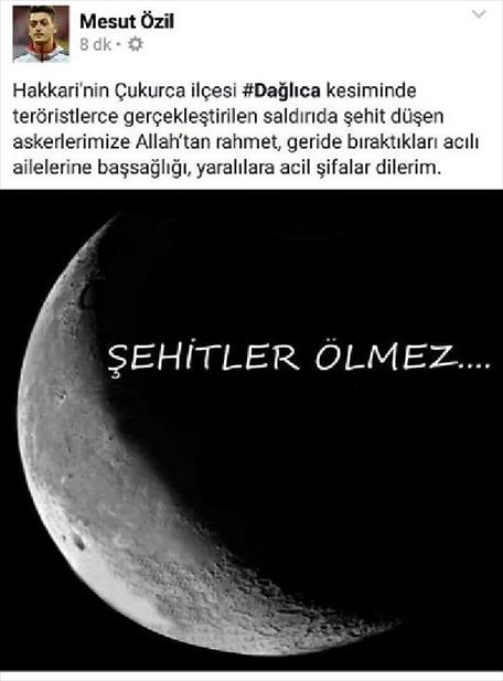 Terör saldırılarına futbolculardan tepki yağdı