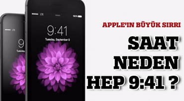 Apple ürünlerinde saat neden hep 9:41'i gösteriyor?