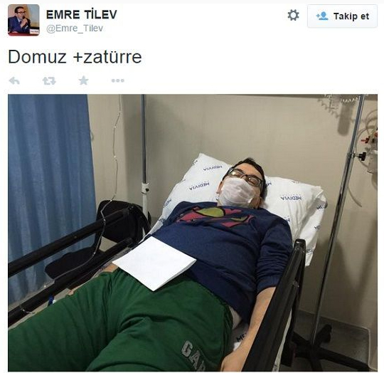 Ünlü spikere domuz gribi teşhisi