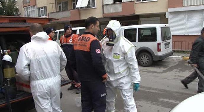 AFAD'dan Ankara Adliyesi'nde sarı toz incelemesi