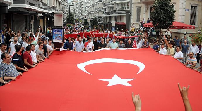 Samsun'da teröre tepki yürüyüşü