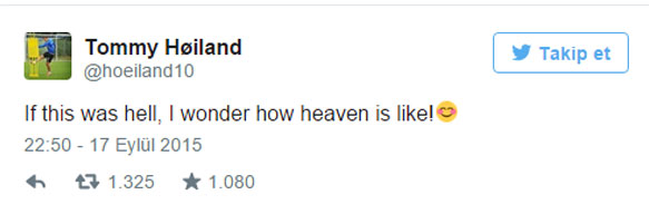 Molde'nin forvetinden olay olacak tweet