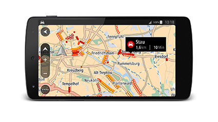 TomTom'un trafik sıkışıklığını gösteren android uygulaması ücretsiz!