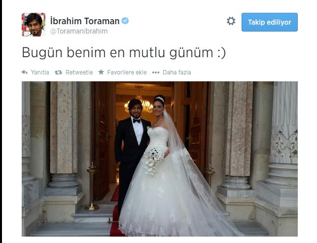 Ve İbrahim Toraman evlendi