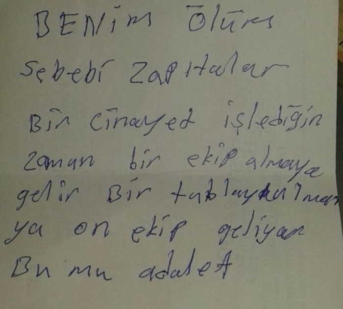 İntihar eden adamın ardında öyle bir not kaldı ki!..