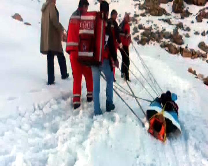 Nemrut Dağı'nda mahsur kalan TRT çalışanı böyle kurtarıldı