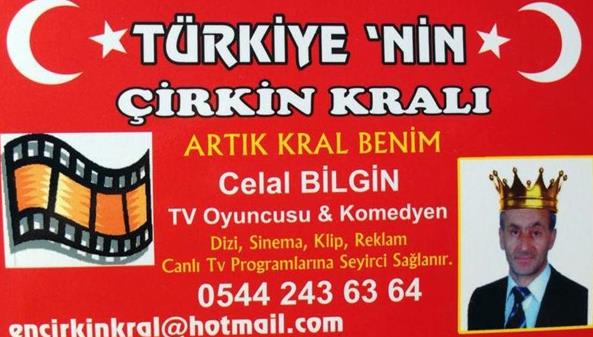 Türkiye'nin kartvizitli 'en çirkin erkeği'