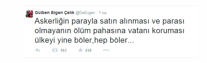 Gülben Ergen'den çarpıcı bedelli yorumu