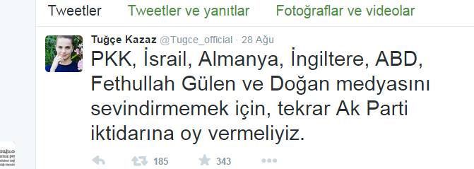 Tuğçe Kazaz kime oy vereceğini açıkladı