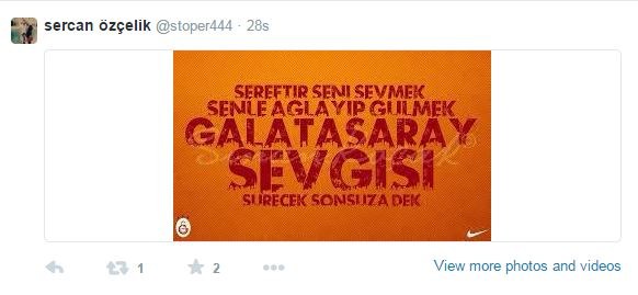 G.Saray için tweet attı, ortalık karıştı