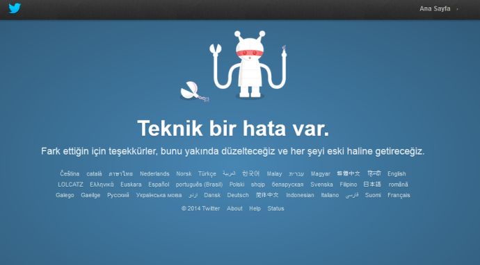 Twitter çöktü sonra geri geldi - Twitter neden çöktü