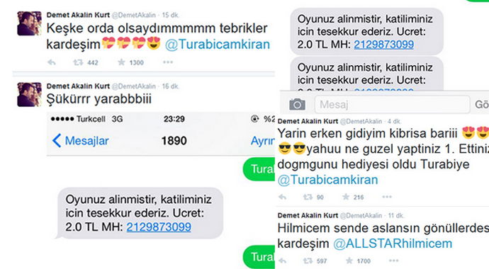 Demet Akalın'ın Turabi sevinci