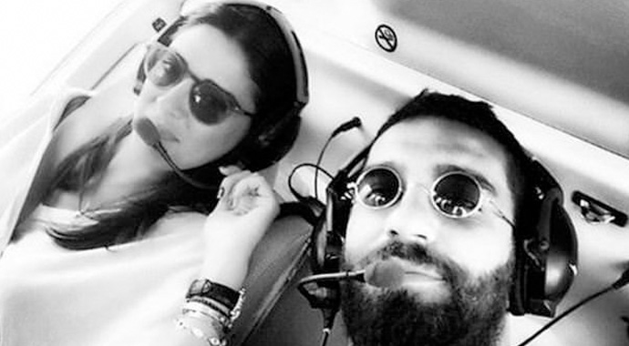 Arda ve Aslıhan Barcelona'yı helikopterle gezdiler