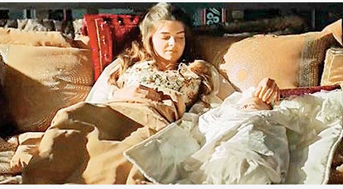 Mihrimah Sultan'ın şehzadesiyle ilk görüntüsü