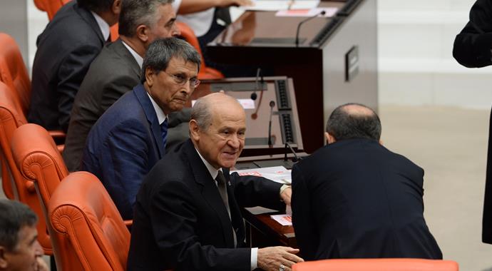TBMM Genel Kurulu'nda dikkat çeken ayrıntılar