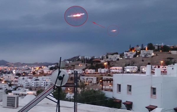 Bodrum'da ufo tespit edildi! İşte o görüntü