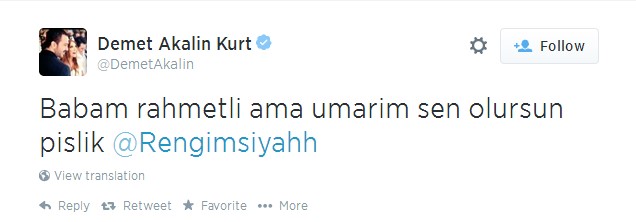 Demet Akalın'dan takipçisine: Umarım sen ölürsün