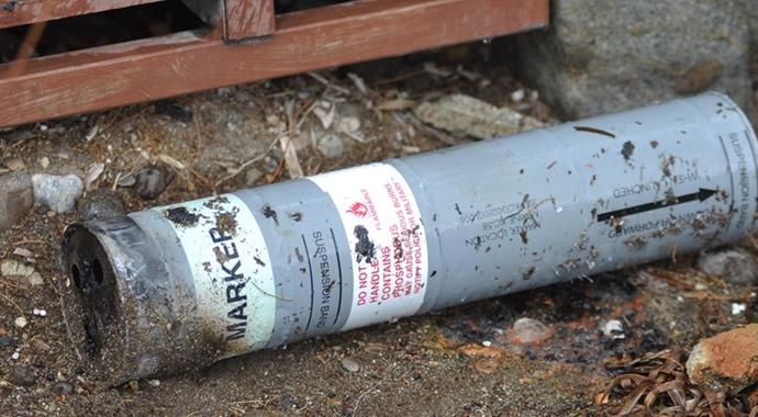 Duman çıkartan şüpheli cisim Bodrum'u karıştırdı