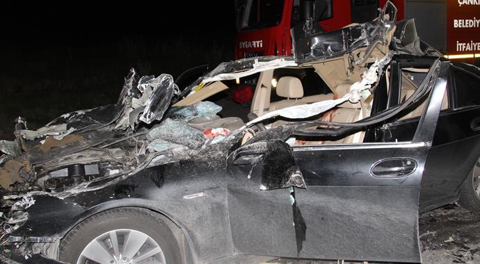 Çankırı'da trafik kazası: 1 yaralı