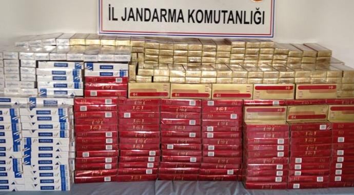 Baskın yapılan yapılan evden cephanelik çıktı