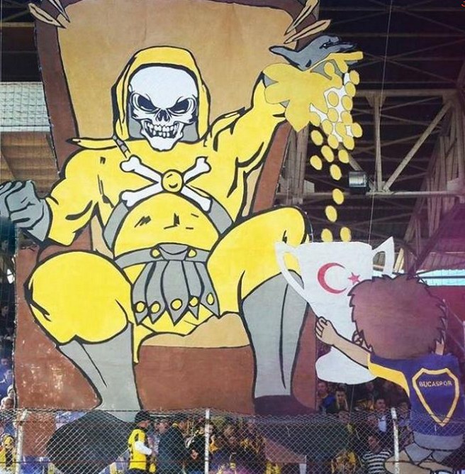 Fenerbahçelileri kızdıran koreografi