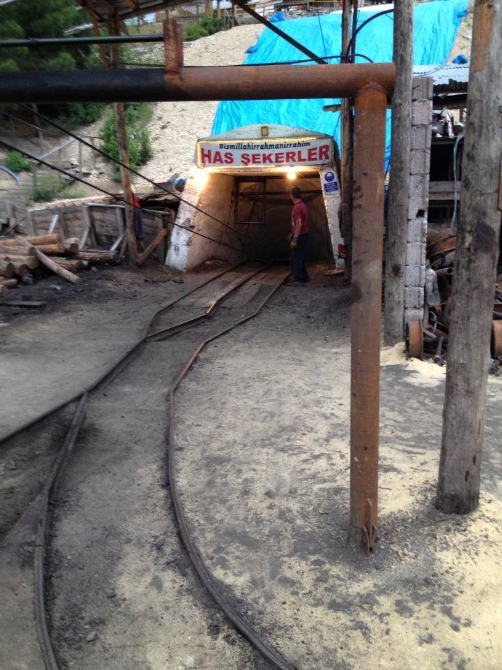 Karaman'daki maden ocağının fotoğrafları