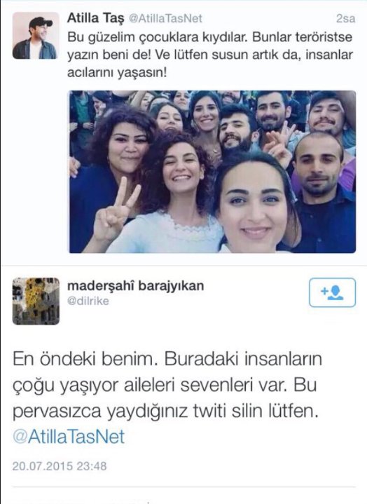 Atilla Taş'ın saldırıda öldü dediği gençler yaşıyor