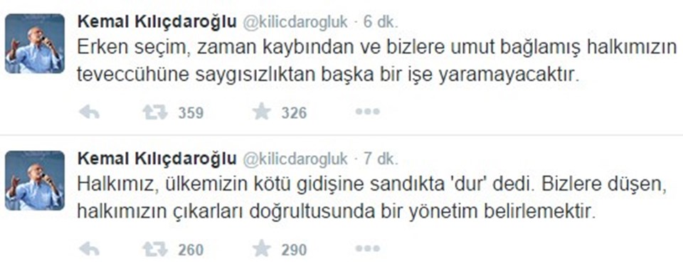 Kılıçdaroğlu'ndan erken seçim açıklaması!