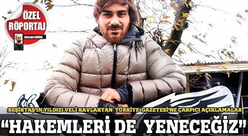 Beşiktaşlı oyuncu Veli Kavlak'tan Türkiye Gazetesi'ne samimi açıklamalar