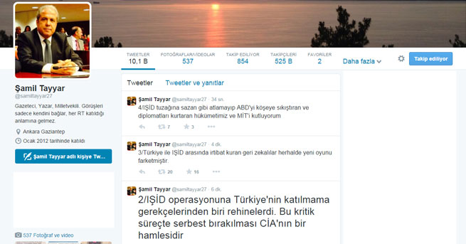 Şamil Tayyar'dan çarpıcı tweet