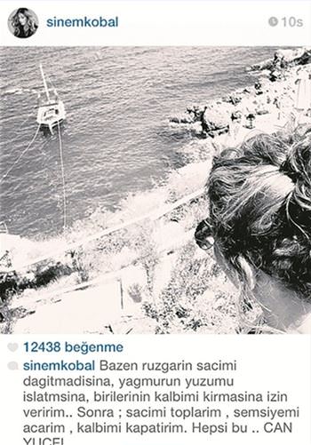 Sinem Kobal ve İbrahim Çelikkol'un atışması bitmiyor