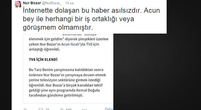 Nur Bozar'dan program açıklaması