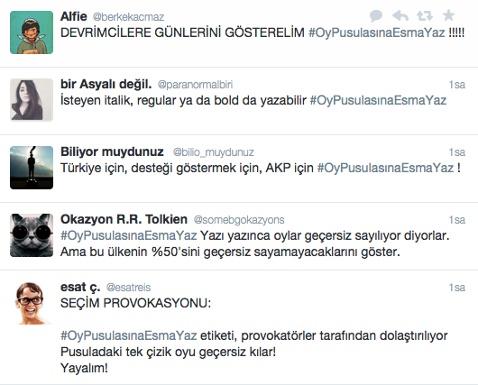 AK Parti seçmenine 'Esma' tuzağı