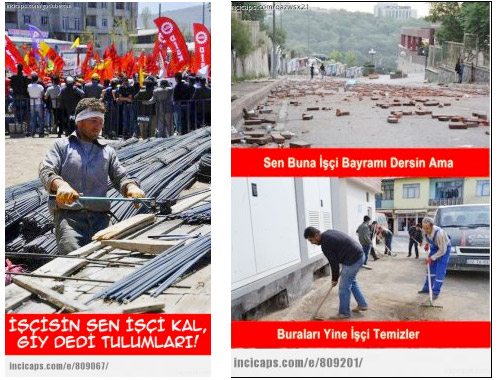 Sosyal medyayı sallayan 1 Mayıs caps'leri